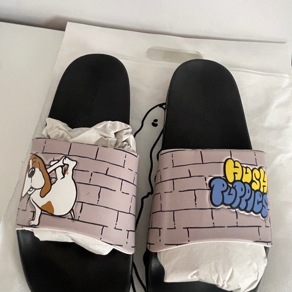 Mens genuine hush puppies sliders size 10 - Picture 5 of 10